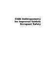 Child Anthropometry for Improved Vehicle Occupant Safety