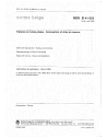NBN B 41-001:1999