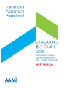 ANSI/AAMI/ISO 5840-1:2015 [HISTORICAL]