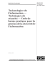 BS ISO/IEC 17799:2005 (French version)