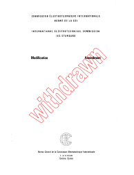 IEC 60244-8:1980/AMD1:1983