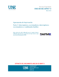 UNE-EN IEC 60947-3:2022