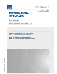 IEC 60745-2-9:2003+AMD1:2008 Consolidated