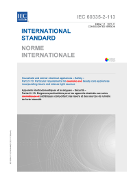 IEC 60335-2-113:2016+AMD1:2021 Consolidated