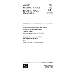 IEC 60094-1:1981