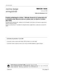 NBN EN 14649:2005