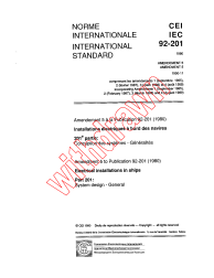 IEC 60092-201:1980/AMD5:1990