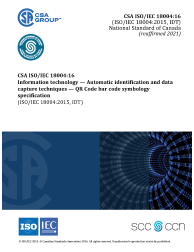 CSA ISO/IEC 18004:16 (R2021)