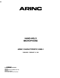 ARINC Characteristic 538B-1:1983