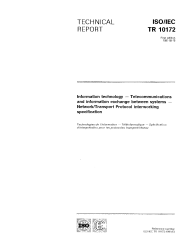 ISO/IEC TR 10172:1991