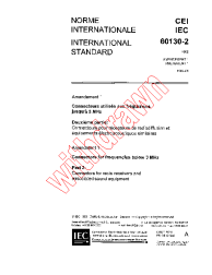 IEC 60130-2:1965/AMD1:1969