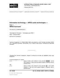 ISO/IEC 23003-1:2007/COR2:2009