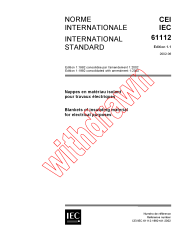 IEC 61112:1992+AMD1:2002 Consolidated