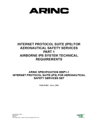 ARINC Specification 858P1-1:2024