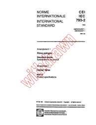 IEC 60793-2:1989/AMD1:1991