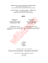 CISPR 7:1969/AMD1:1973