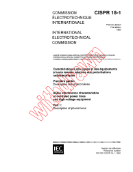 CISPR 18-1:1982