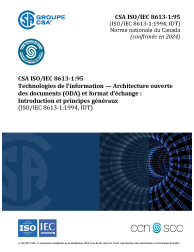 CSA ISO/IEC 8613-1:F95 (C2024)