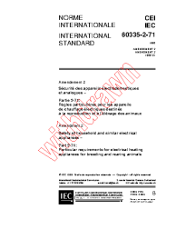 IEC 60335-2-71:1993/AMD2:1999