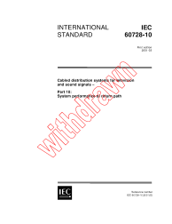 IEC 60728-10:2001