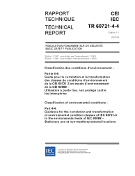 IEC TR 60721-4-4:2001+AMD1:2003 Consolidated
