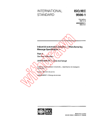ISO/IEC 9506-1:1990/AMD1:1993
