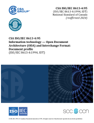 CSA ISO/IEC 8613-4:95 (R2024)