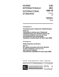 IEC 60169-10:1983/AMD2:1996