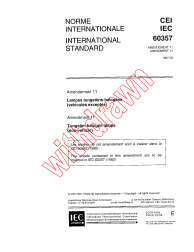 IEC 60357:1982/AMD11:1997