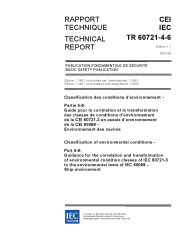 IEC TR 60721-4-6:2001+AMD1:2003 Consolidated