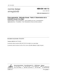 NBN EN 14617-5:2012