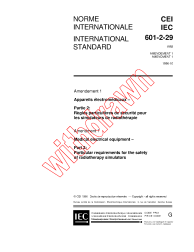 IEC 60601-2-29:1993/AMD1:1996