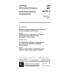 IEC 60107-3:1988/AMD1:1999