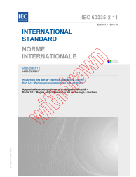 IEC 60335-2-11:2008/AMD1:2012