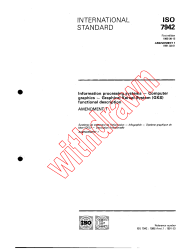 ISO 7942:1985/AMD1:1991