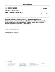 NBN EN ISO 12629:2022