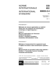 IEC 60835-2-4:1993/AMD1:1997