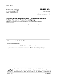 NBN EN 409:2009