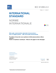 IEC 61280-2-3:2009