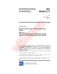 IEC 60335-2-71:2002/AMD1:2007