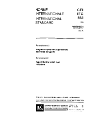 IEC 60558:1982/AMD2:1993