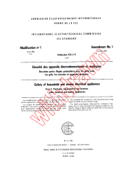 IEC 60335-2-9:1980/AMD1:1983