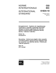 IEC 61834-10:2001