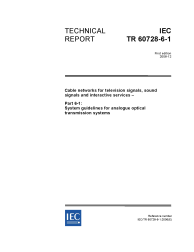 IEC TR 60728-6-1:2006