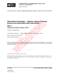 ISO/IEC 13818-7:1997/COR1:1998