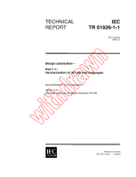 IEC TR 61926-1-1:1999
