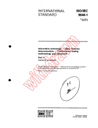 ISO/IEC 9646-1:1991