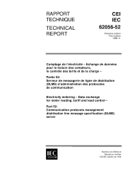 IEC TS 62056-52:1998