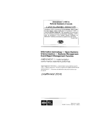 CAN/CSA-ISO/IEC 10164-5A-95 (R2014)