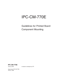 IPC-CM-770E - Revision E - Standard Only:2004